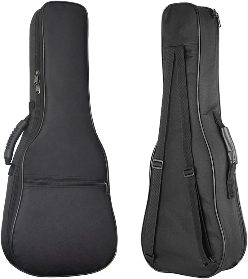 Farcaya Tenor Ukulele Case Bag 26 in Soft Uke Backpack for Gig with Adjustable Dual Shoulder Straps 0.2 inch Sponge Padding Protective Waterproof Oxford (Black, 26inch) - Image 1